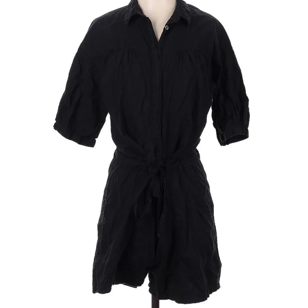 Xirena 100% Cotton Poplin Grady Romper Lightweight Relaxed Minimalist Size XS